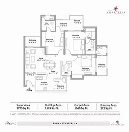 Unity The Amaryllis  Floor plan